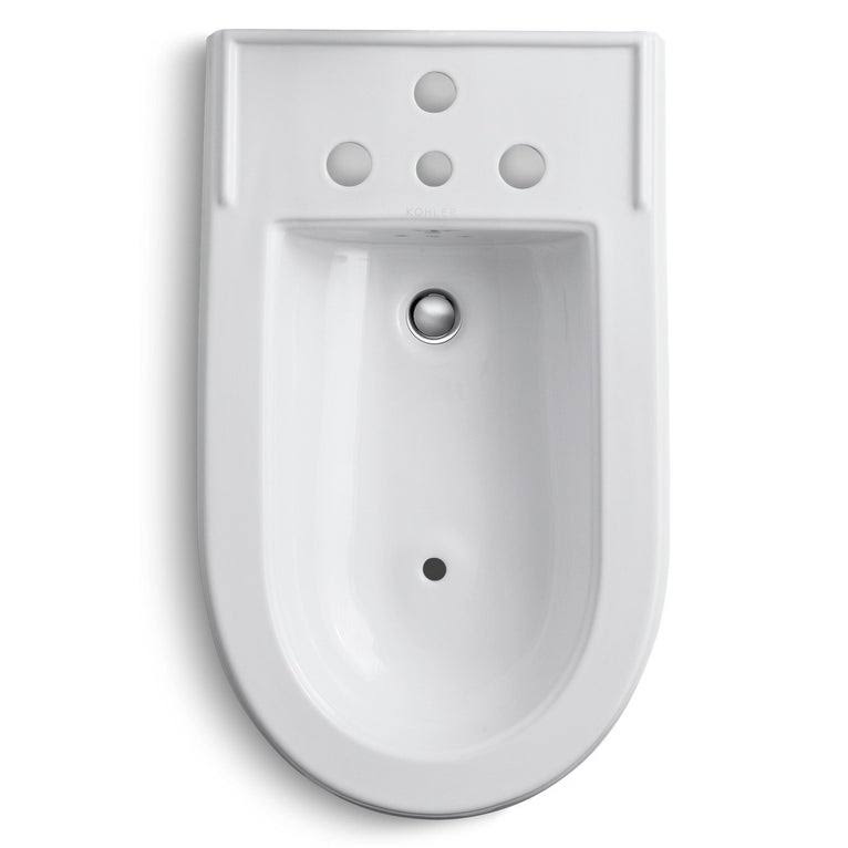 White Vertical Spray Bidet E15386