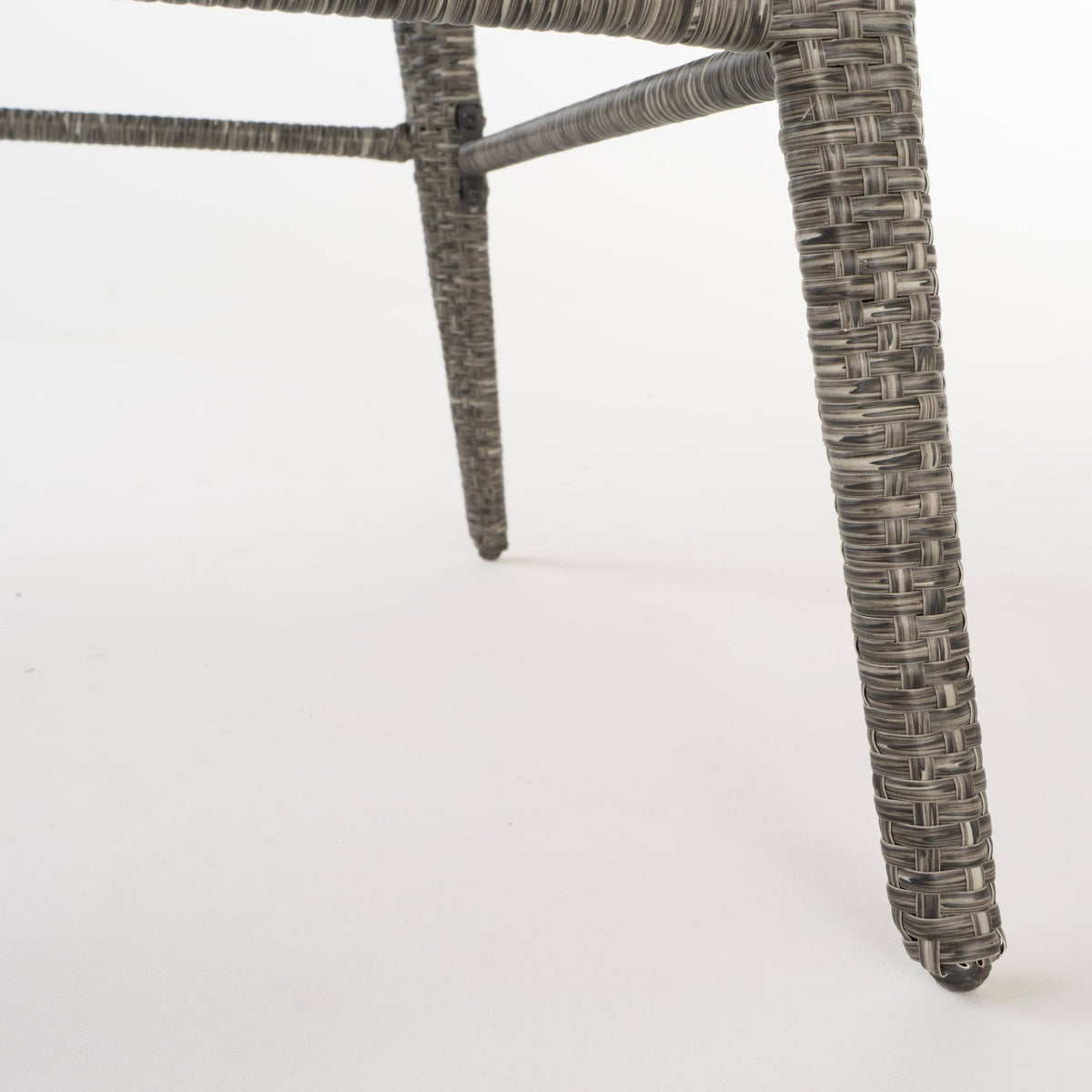Square Wicker Bar Table Black C84539