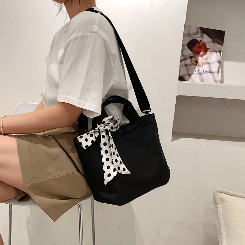 Silk Scarf Shoulder Bag Z72868