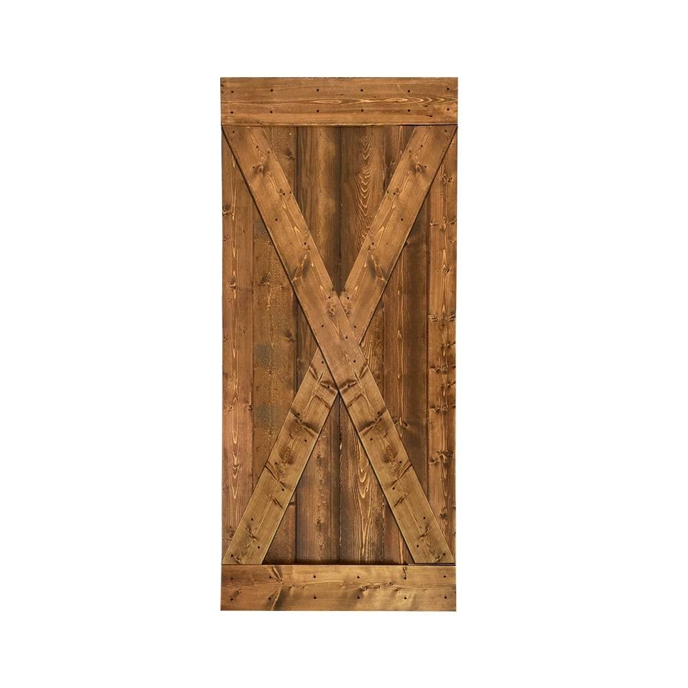 Solid Knotty Pine Wood Interior Sliding Barn Door Slab Z5466