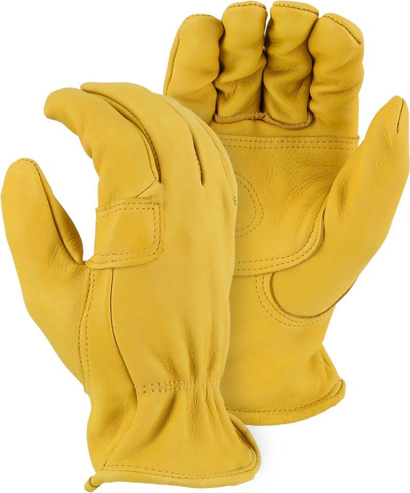 Deerskin Double Palm Driver Glove, Small, Tan (Pack of 12) F9725