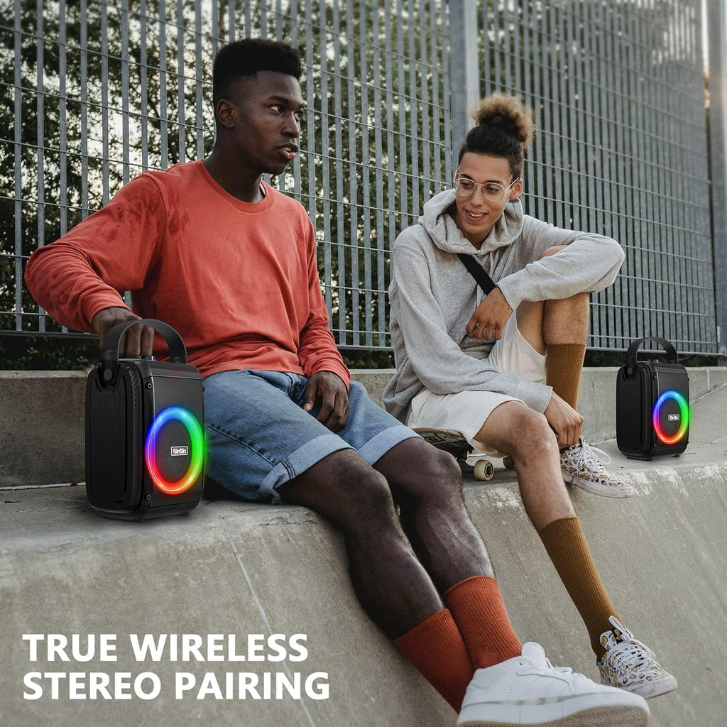 Bluetooth Speaker with Subwoofer Punchy Bass W4446