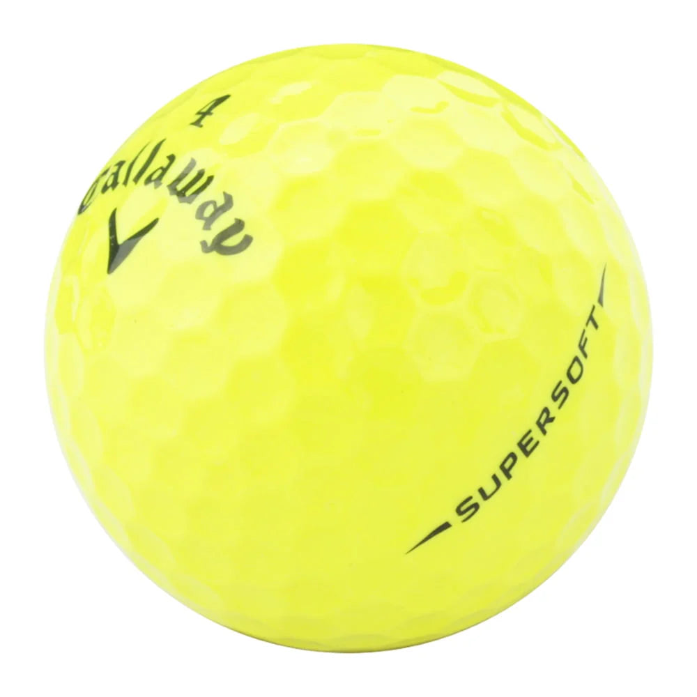 Yellow Used Recycled Golf Balls V7545
