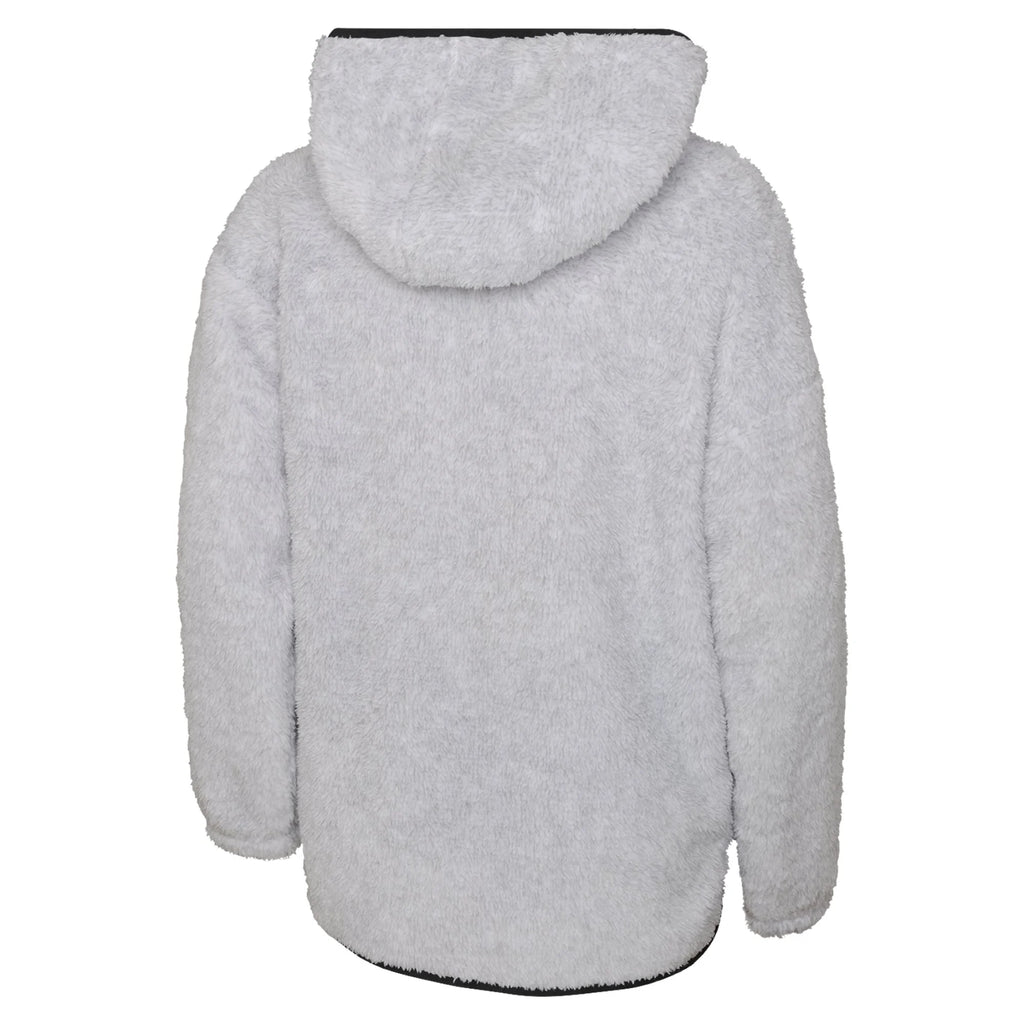 Heather Gray Teddy Fleece Pullover Hoodie C30378