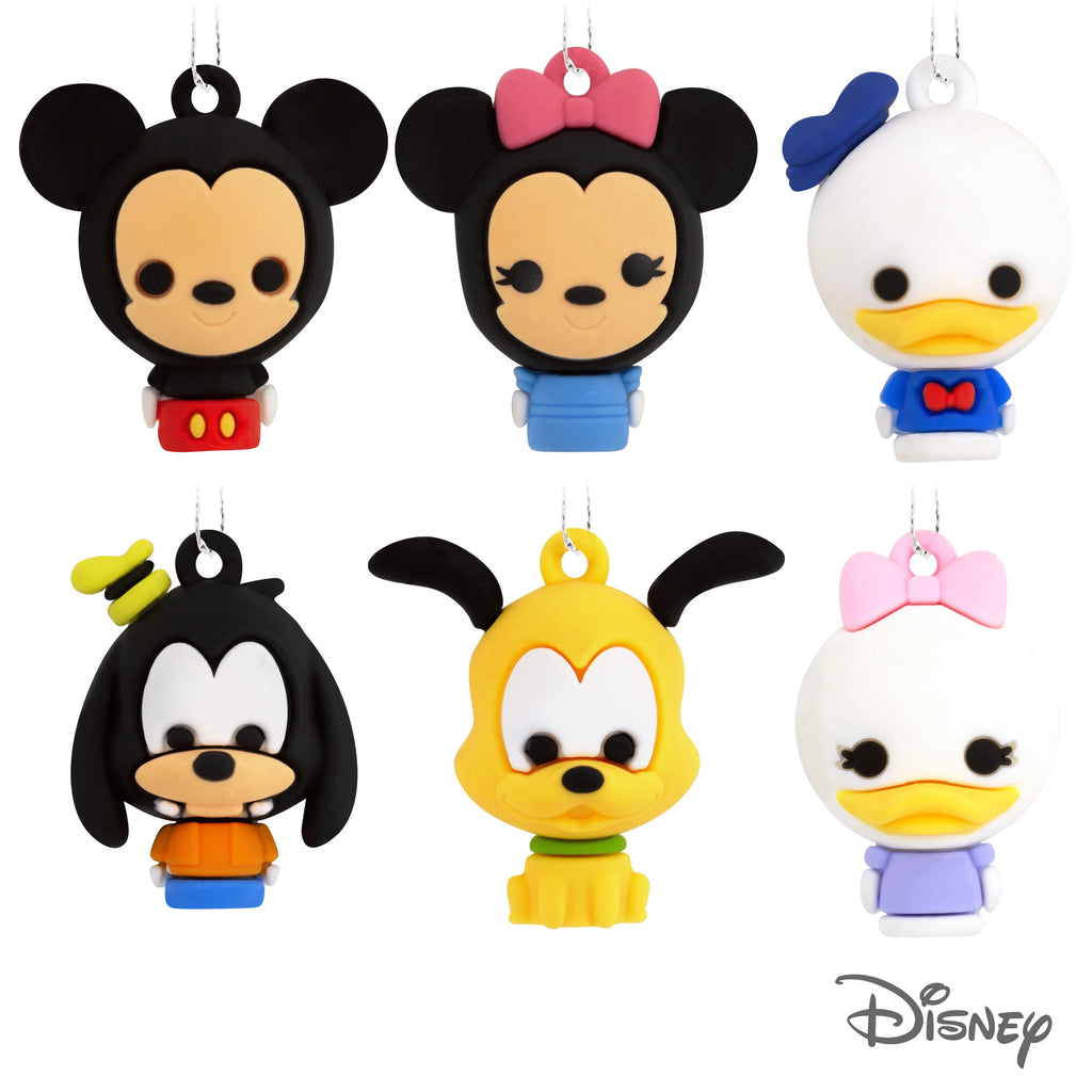 Disney Mickey Mouse and Friends Miniature Ornaments, Set of 6 I3220