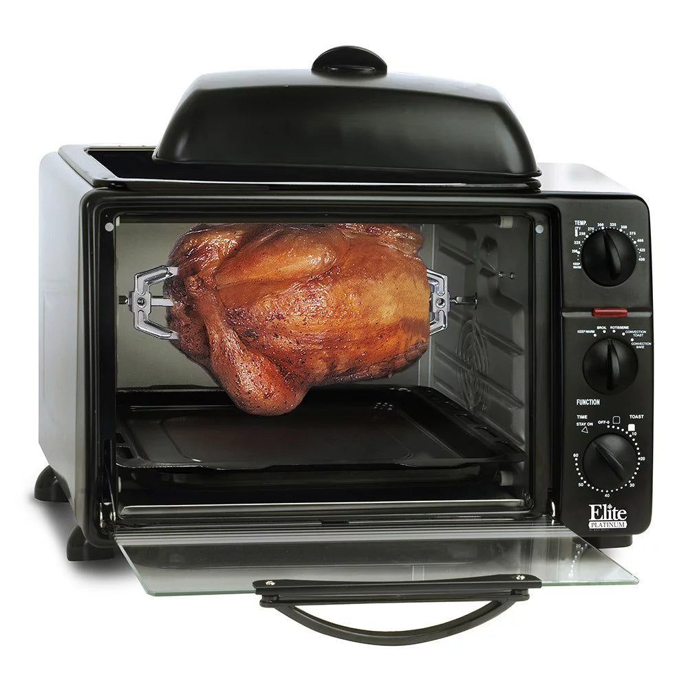 8-Multifunction Countertop Toaster Oven Broiler with Convection V8559