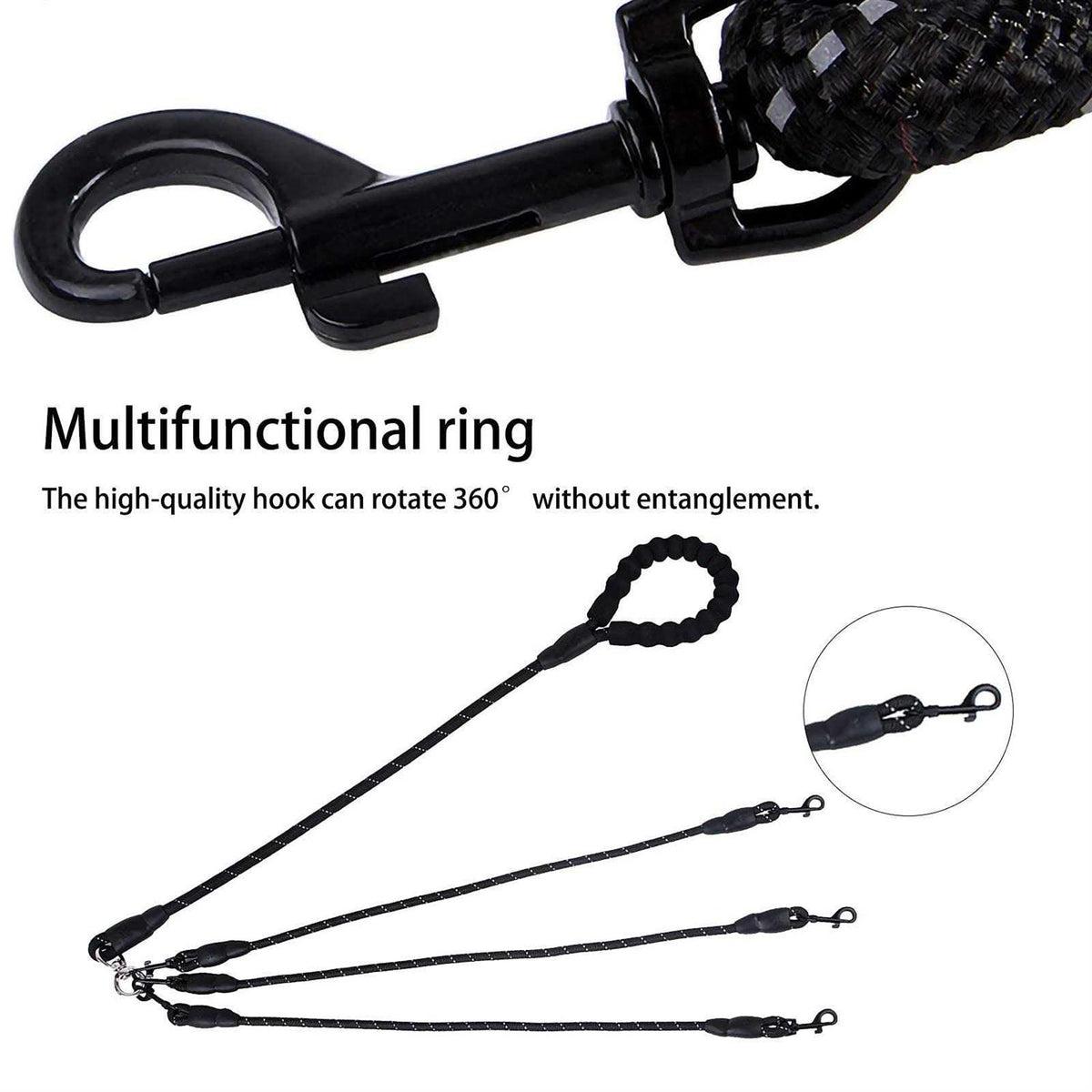 No Tangle Nylon Dog Leash K685