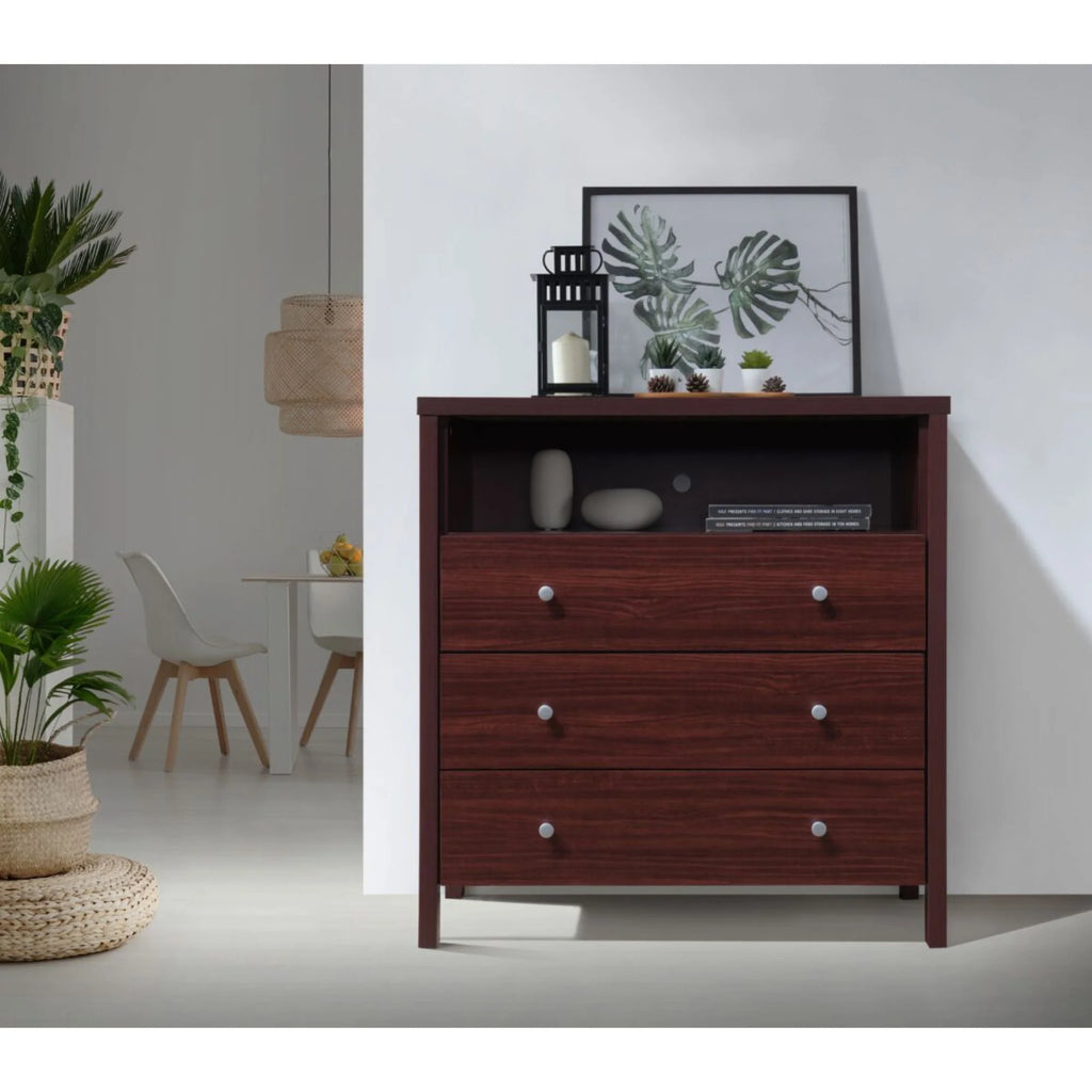 3-Drawer Dresser with Open Shelf Z3197