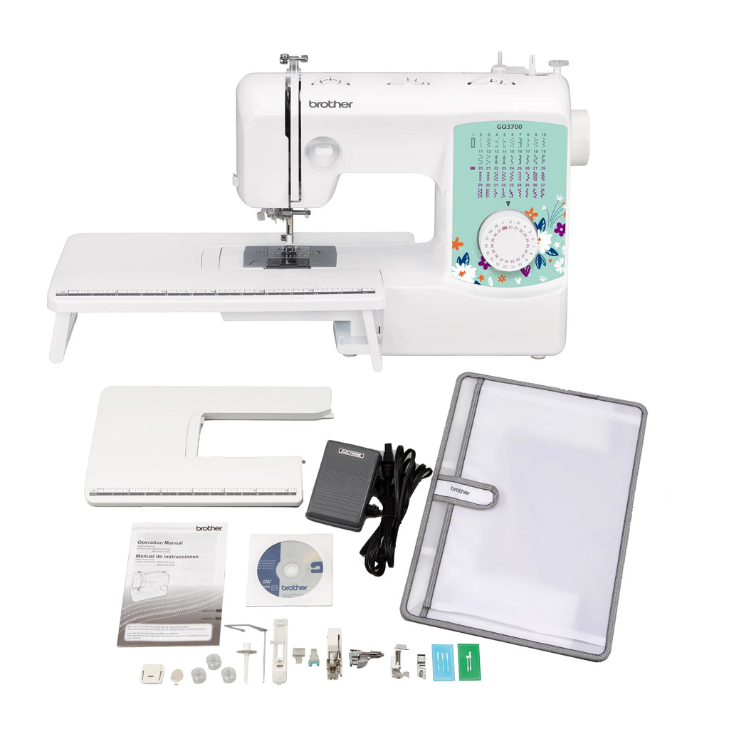 Sewing & Quilting Machine with Built-in Stitches & Wide Table Q605005