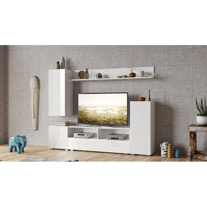 White Entertainment Center O69366