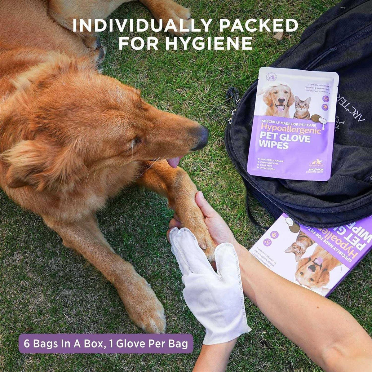 Pet Cleaning Deodorizing Bathing Wipes T640