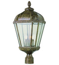 Black Tuscan Postmount Lantern G62177