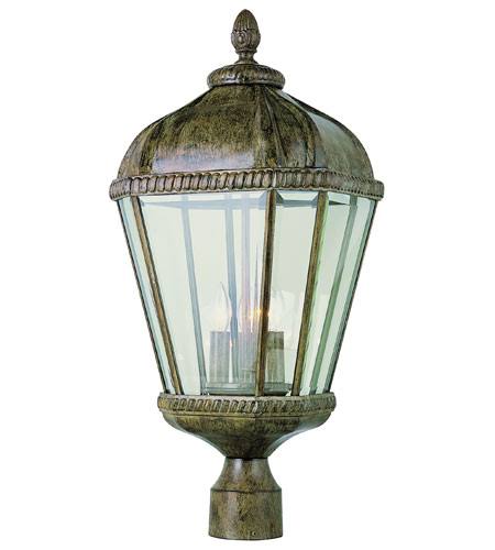 Black Tuscan Postmount Lantern G62177