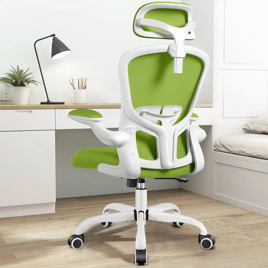 Black Ergonomic Office Chair with Lumbar Support W235