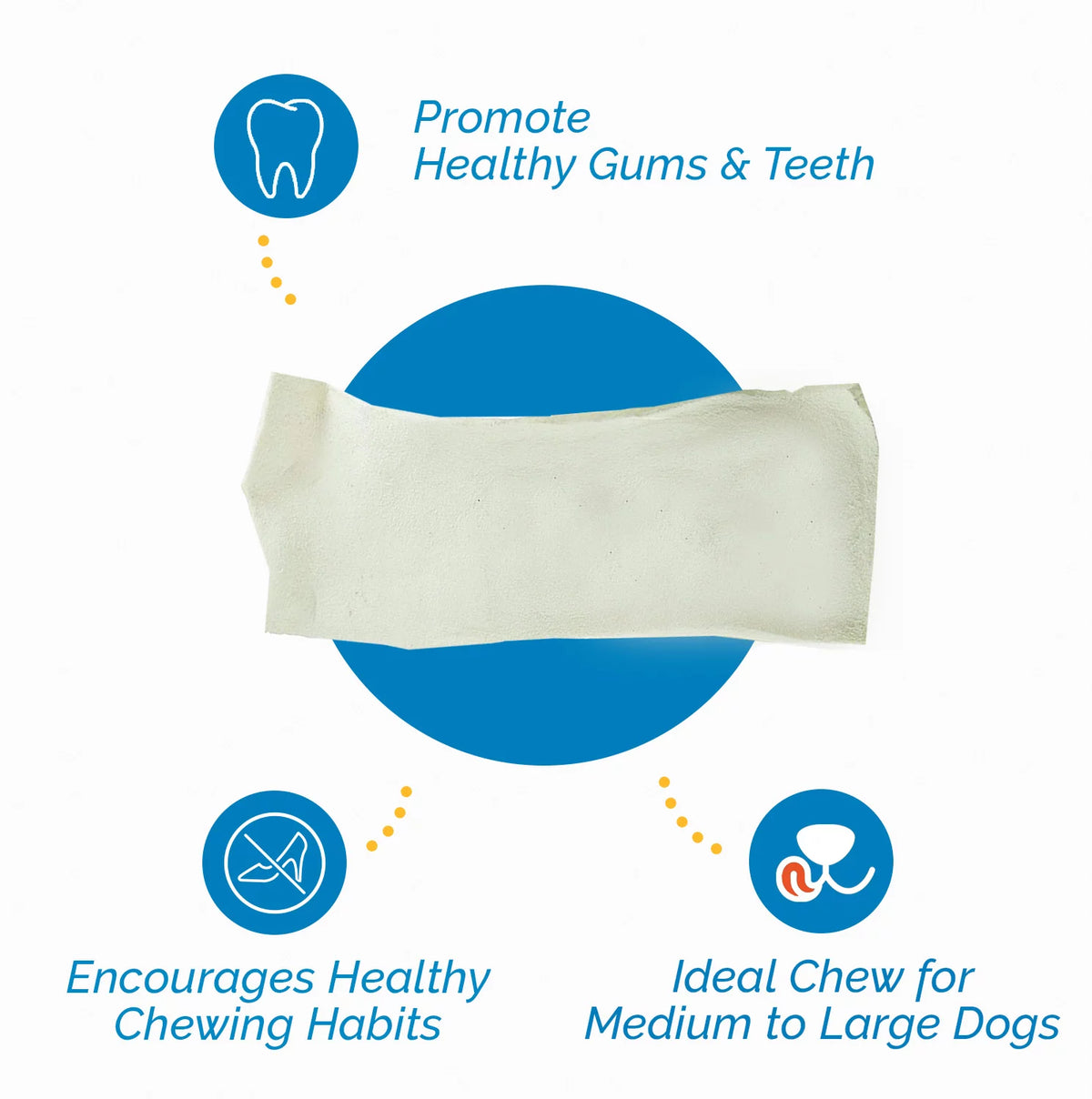 11 Pounds Rawhide Dog Chews U94303