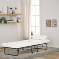 Folding Rollaway Guest Bed with 5 Inch Mattress, Twin V643116