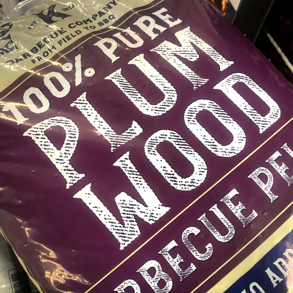 Plum Wood BBQ Cooking Pellets 40 lbs O43681