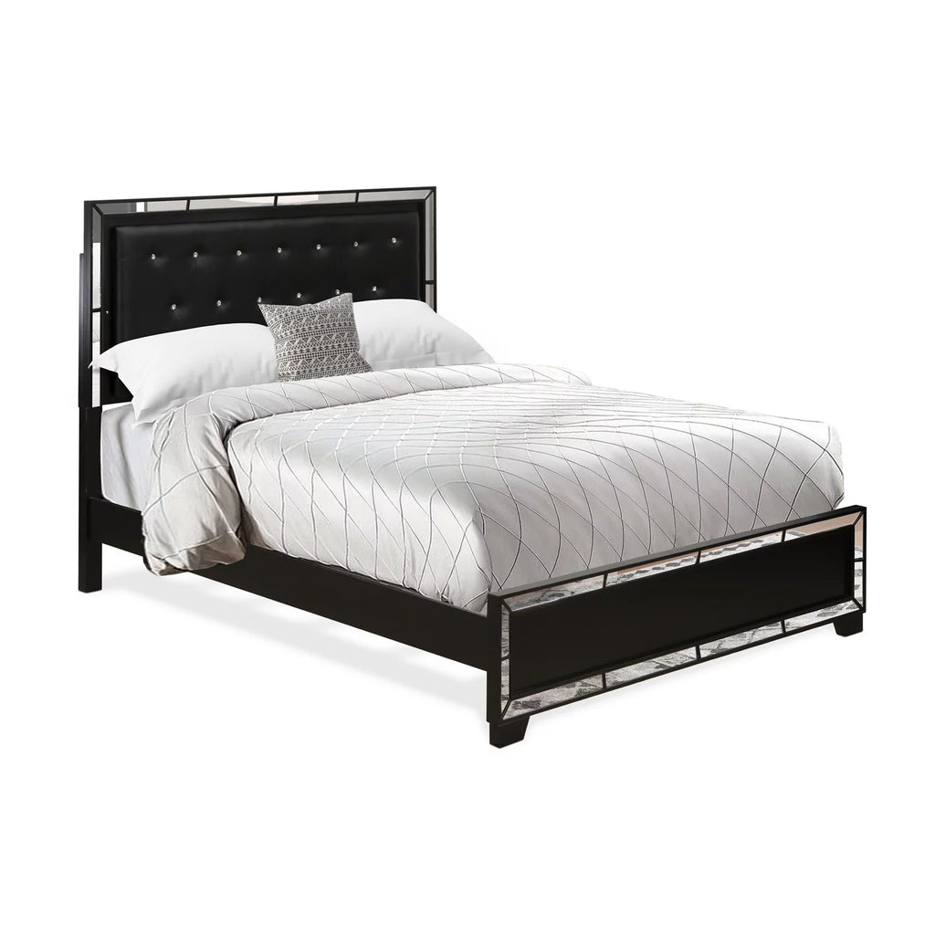 2-Piece Queen Wood Bedroom Set T30041