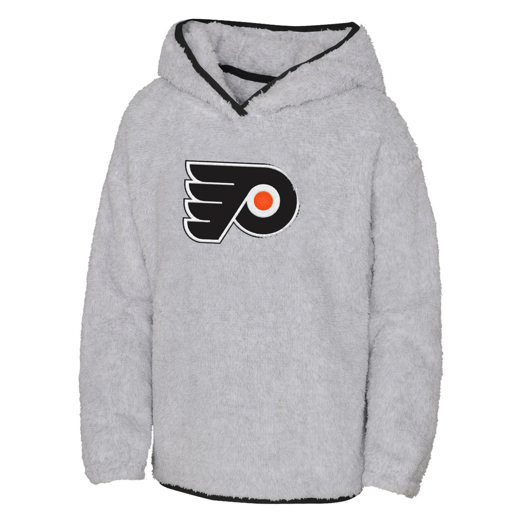 Heather Gray Teddy Fleece Pullover Hoodie C30378
