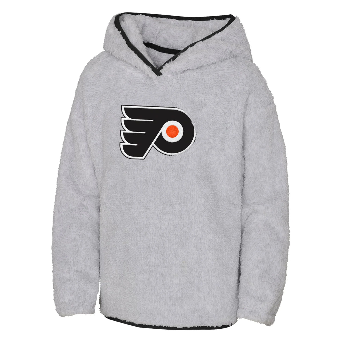 Heather Gray Teddy Fleece Pullover Hoodie C30378