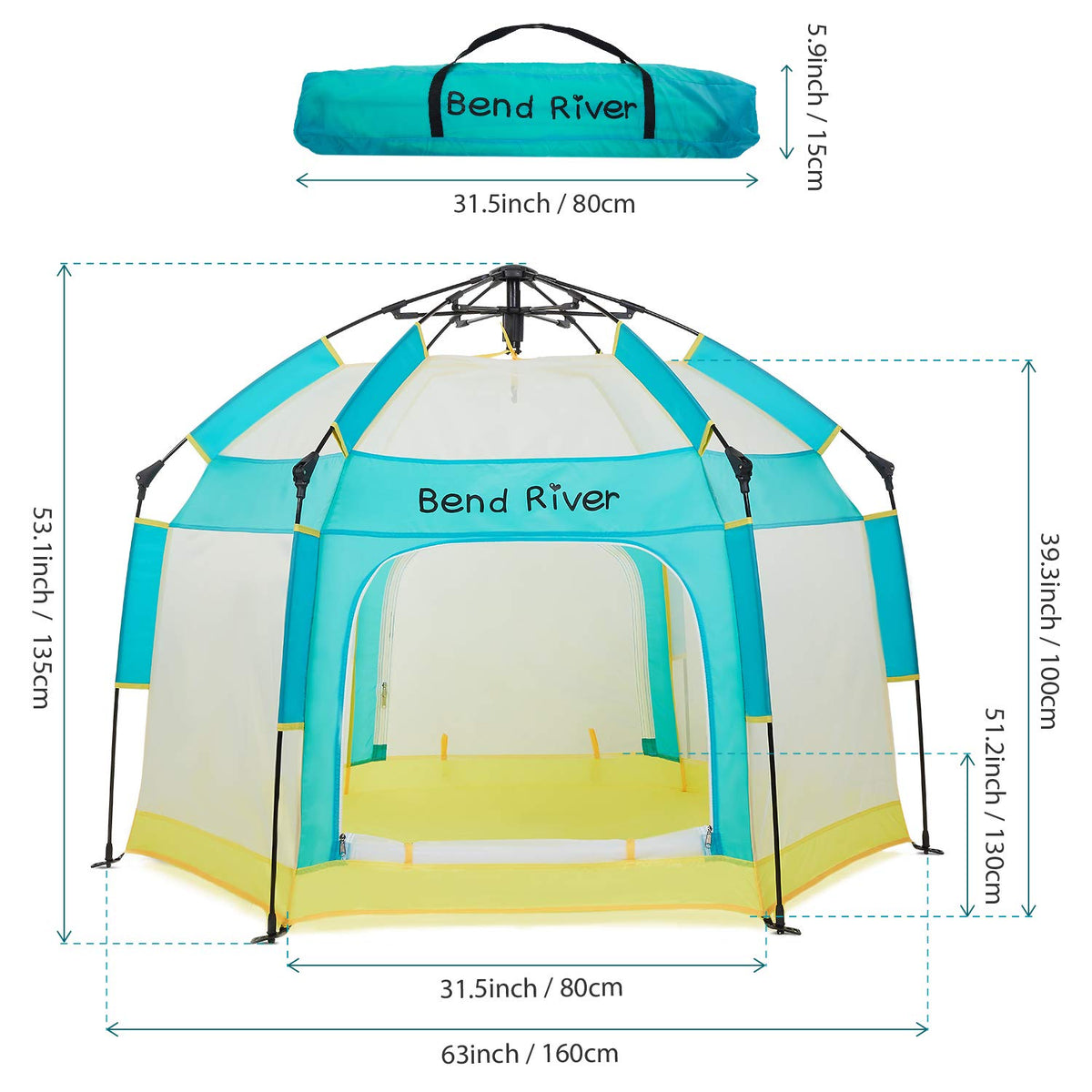 Baby Playpen with Canopy Y677751