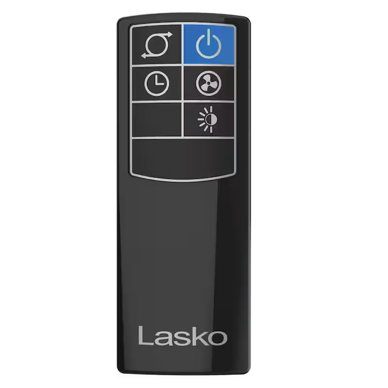 Black Oscillating Tower Fan with Remote Control J50679