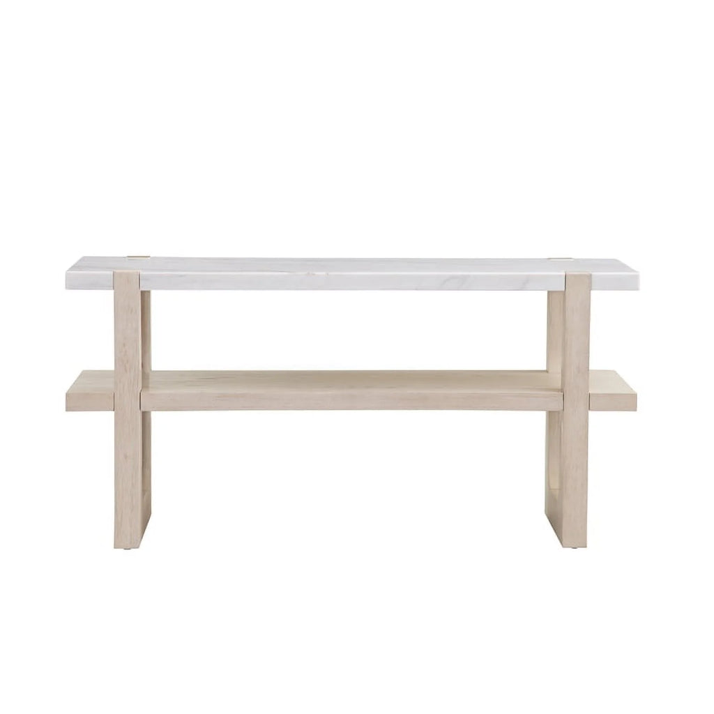 Marble Console Table in Sun-Bleached Ash Brown E905387