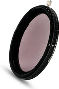 2-in-1 52mm Variable ND Filter & CPL Polarizer Filter, ND2-ND32, with Storage Case and Lens Cap Y48502