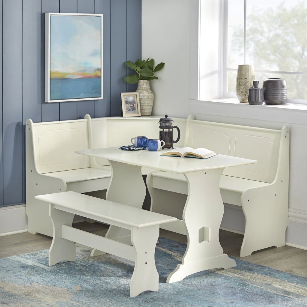 Espresso Corner Dining Nook with Storage B315