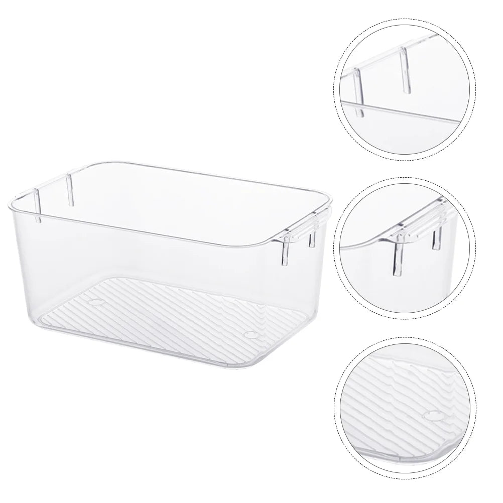 Clear Organizer Drawers Storage Bins Container T1639