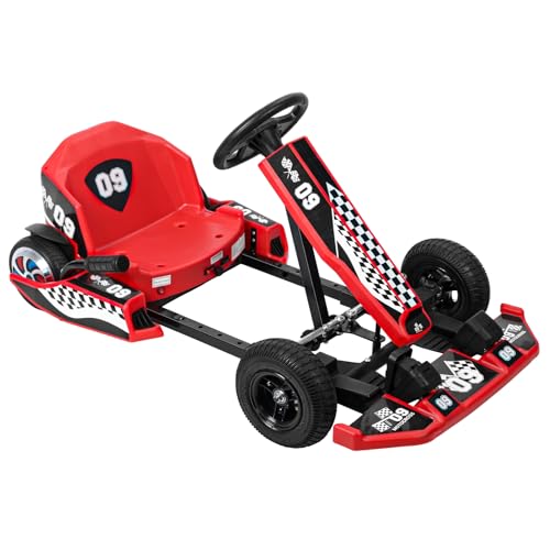 36V Adjustable Electric Drift Kart with 350W Motor Red E51204