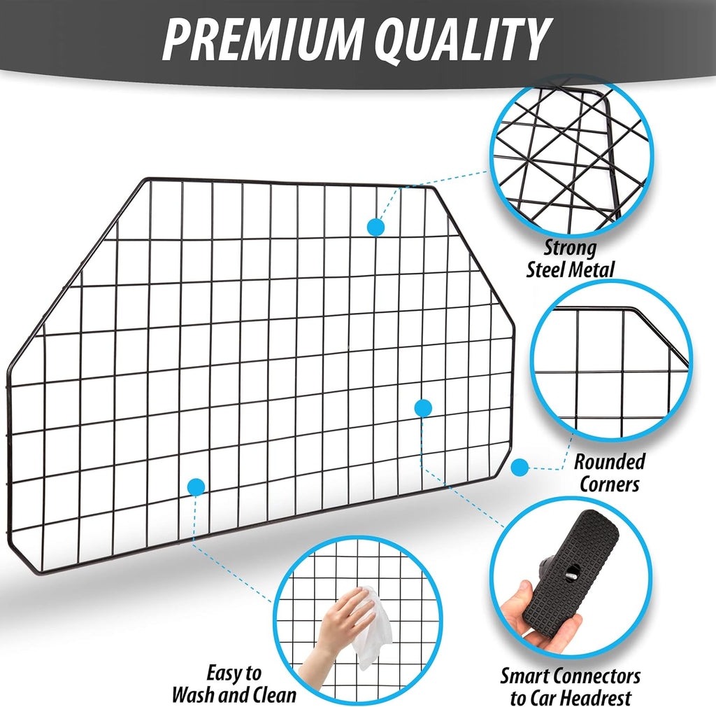 Black Heavy Duty Coated Wire Pet Barrier, Pack of 2 F23029