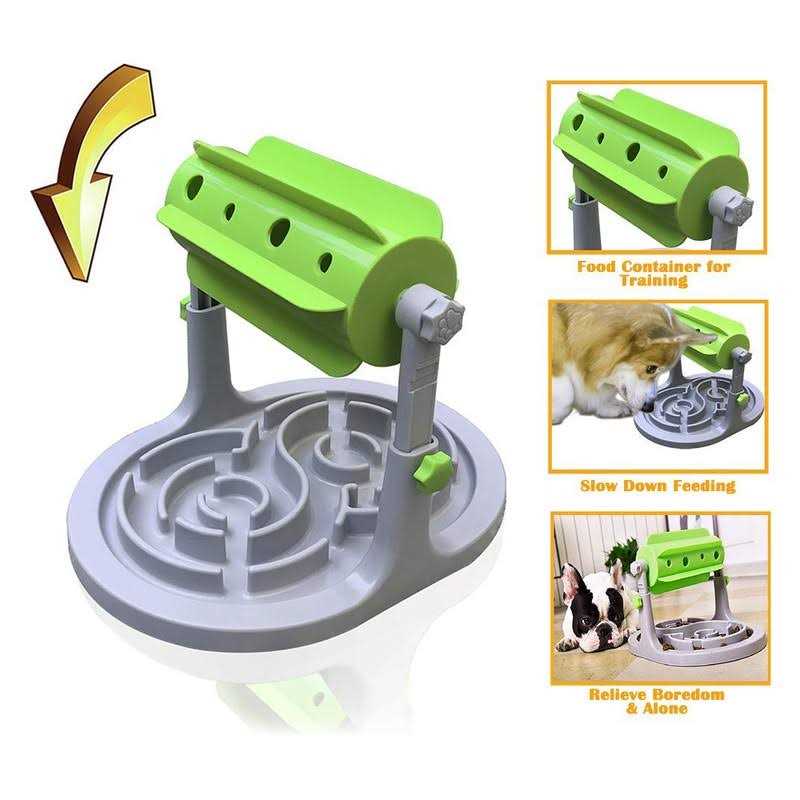 Interactive Dog & Cat Food Puzzle Toy Slow Feeder U36989