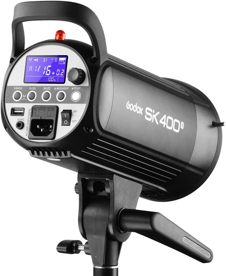 2 Pack 800Ws Photo Speedlite Studio Flash Strobe Monolight Bowens Mount Kit with Softbox, Light Stand, Barn Door Kit, Reflector A793551