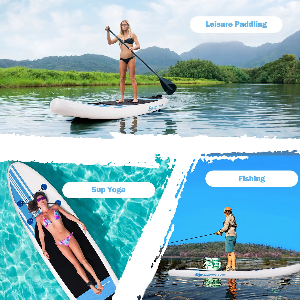 10' Inflatable Stand Up Paddle Board E183