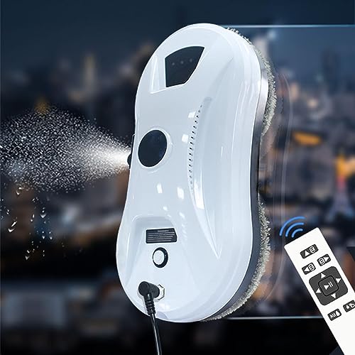 Remote Control Window Cleaning Robot with 8 Cloth, 2800Pa Suction Power J917627