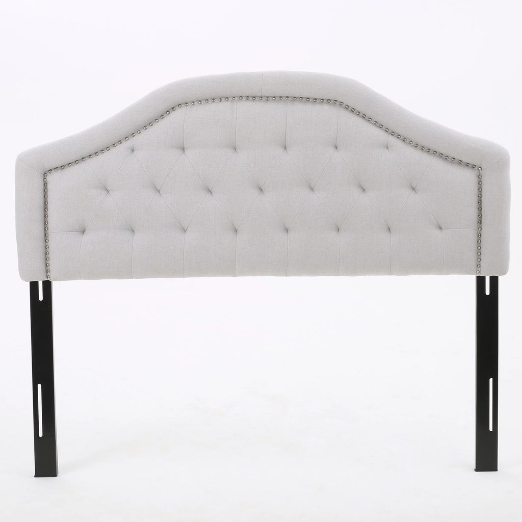 Light Gray Fabric Full/Queen Headboard F172953
