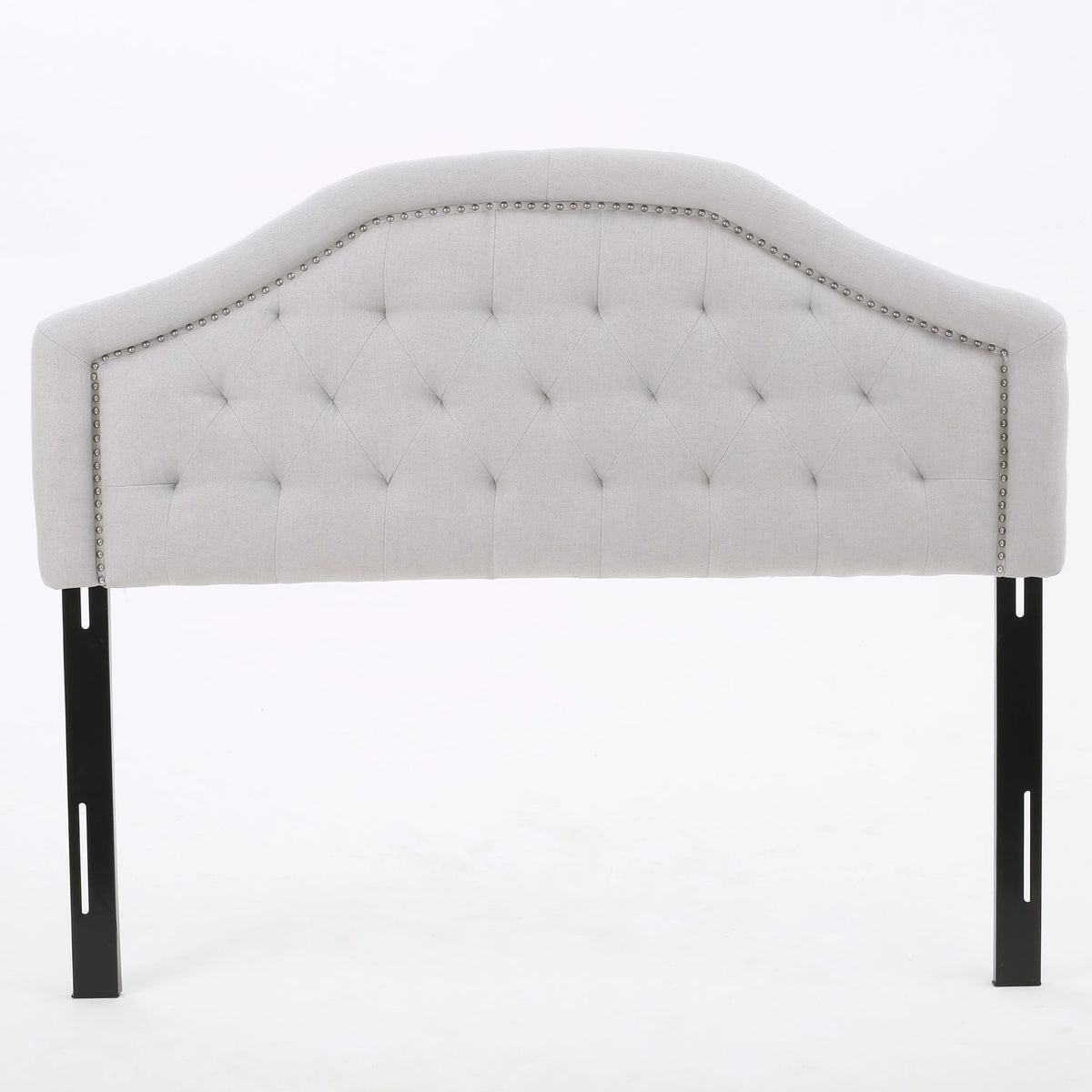 Light Gray Fabric Full/Queen Headboard F172953