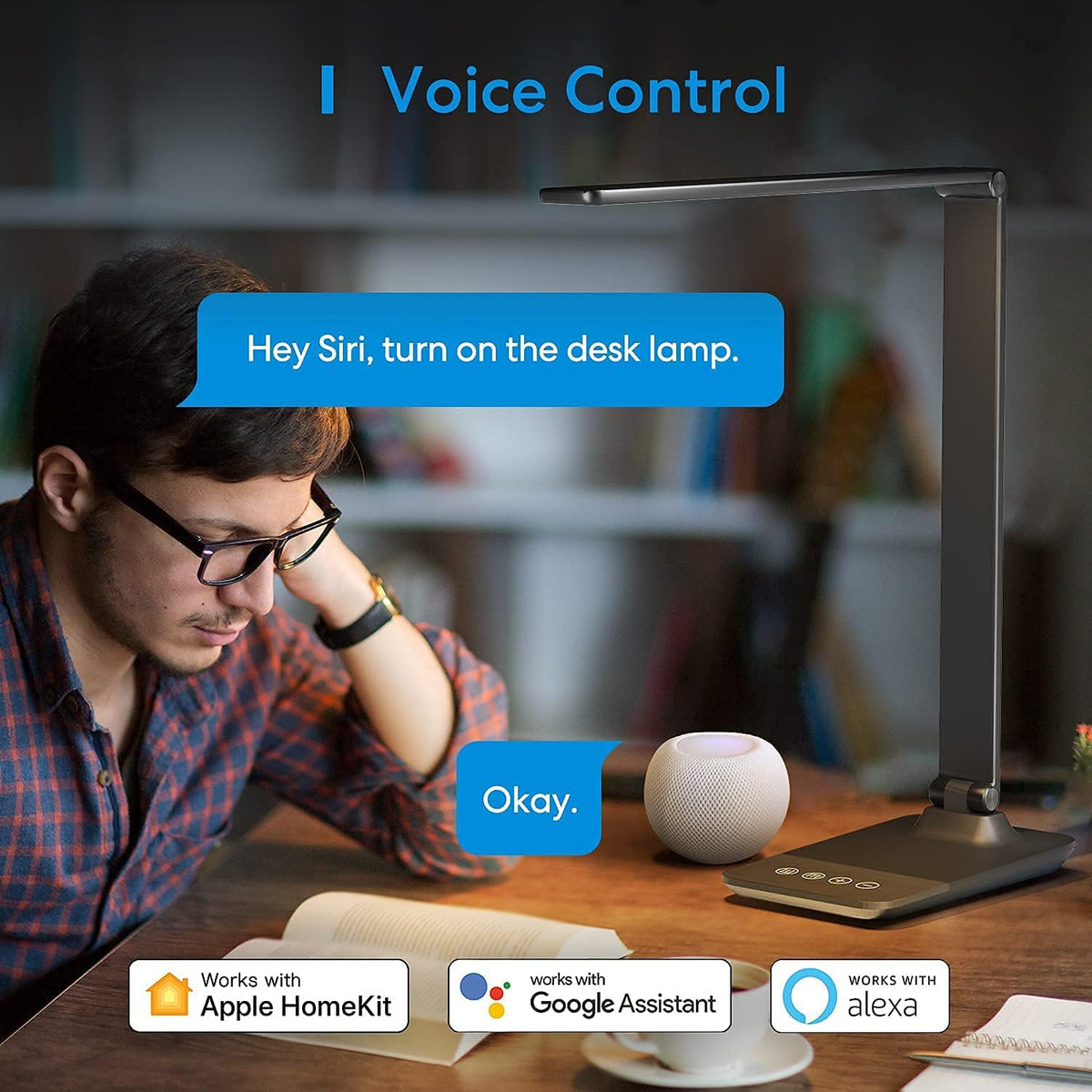 Smart LED Desk Lamp with Tunable White J743