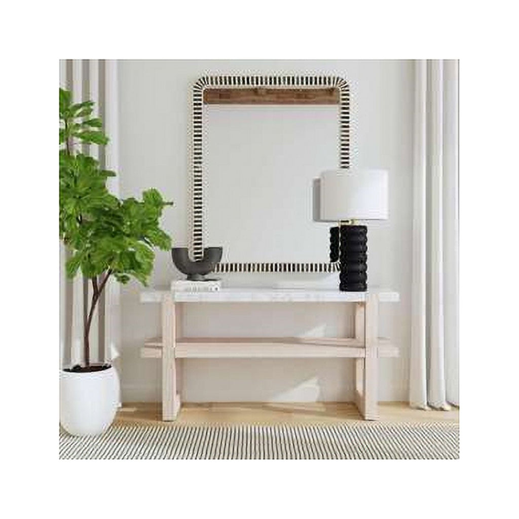 Marble Console Table in Sun-Bleached Ash Brown E905387