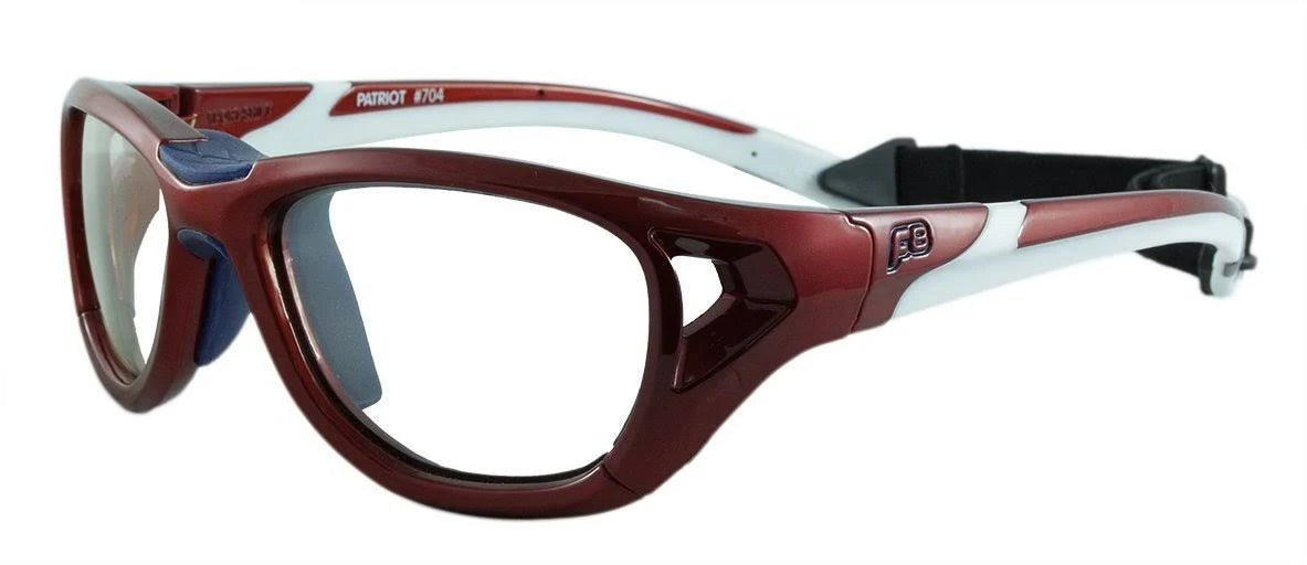 Shiny Crimson/White Single-vision w/ Anti-Glare A3928