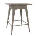 Square Wicker Bar Table Black C84539