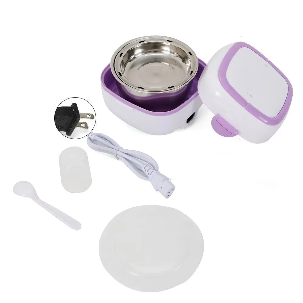 Portable Electric Lunch Box Food Heater 1L Stainless Steel X6731