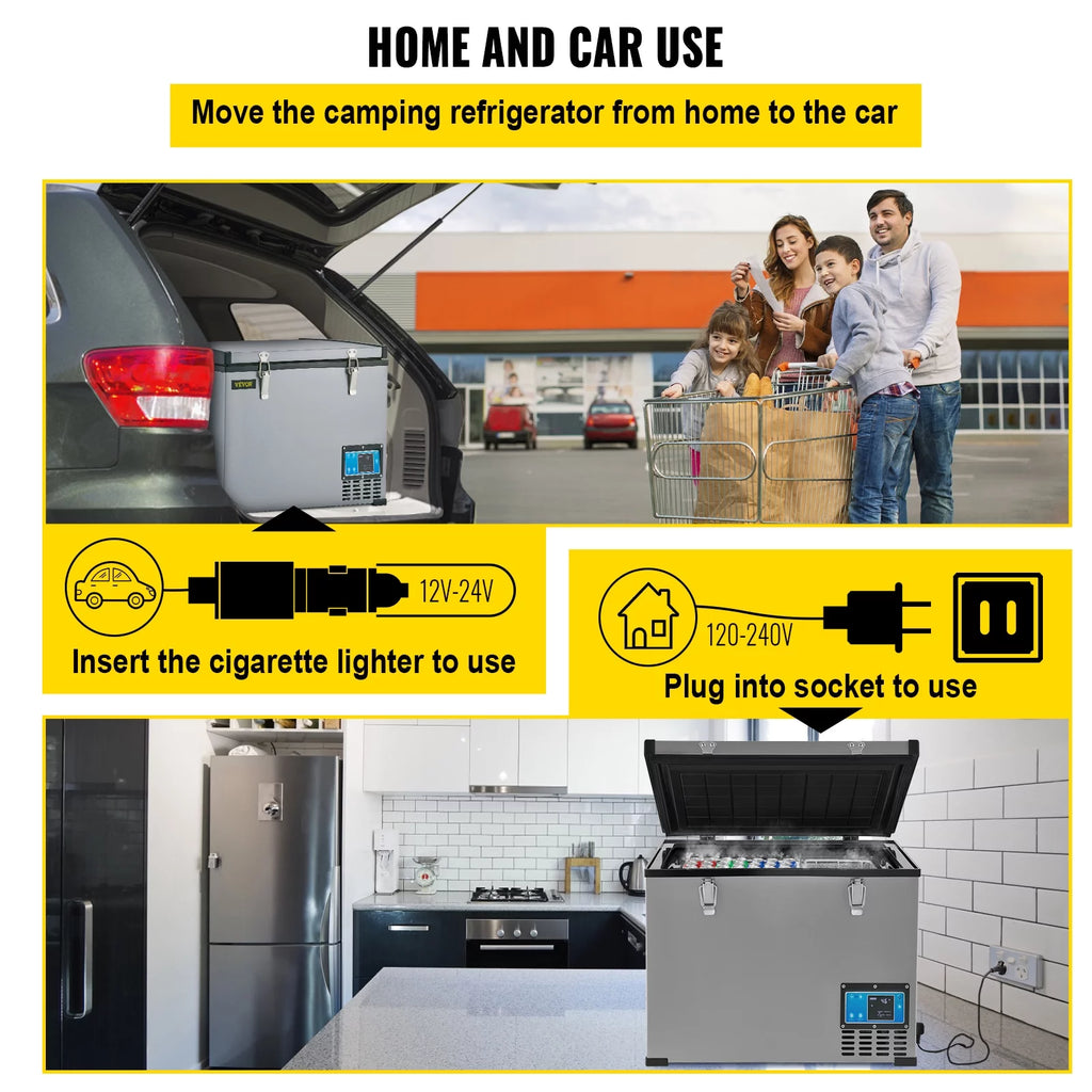 12volt Portable Car Refrigerator 48Qt G453375