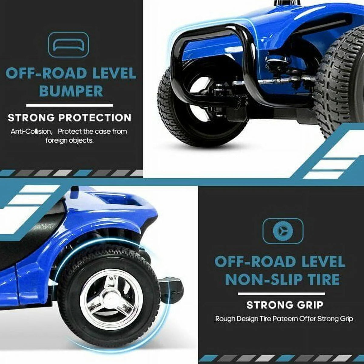 4 Wheel Folding Electric Mobility Scooter R606