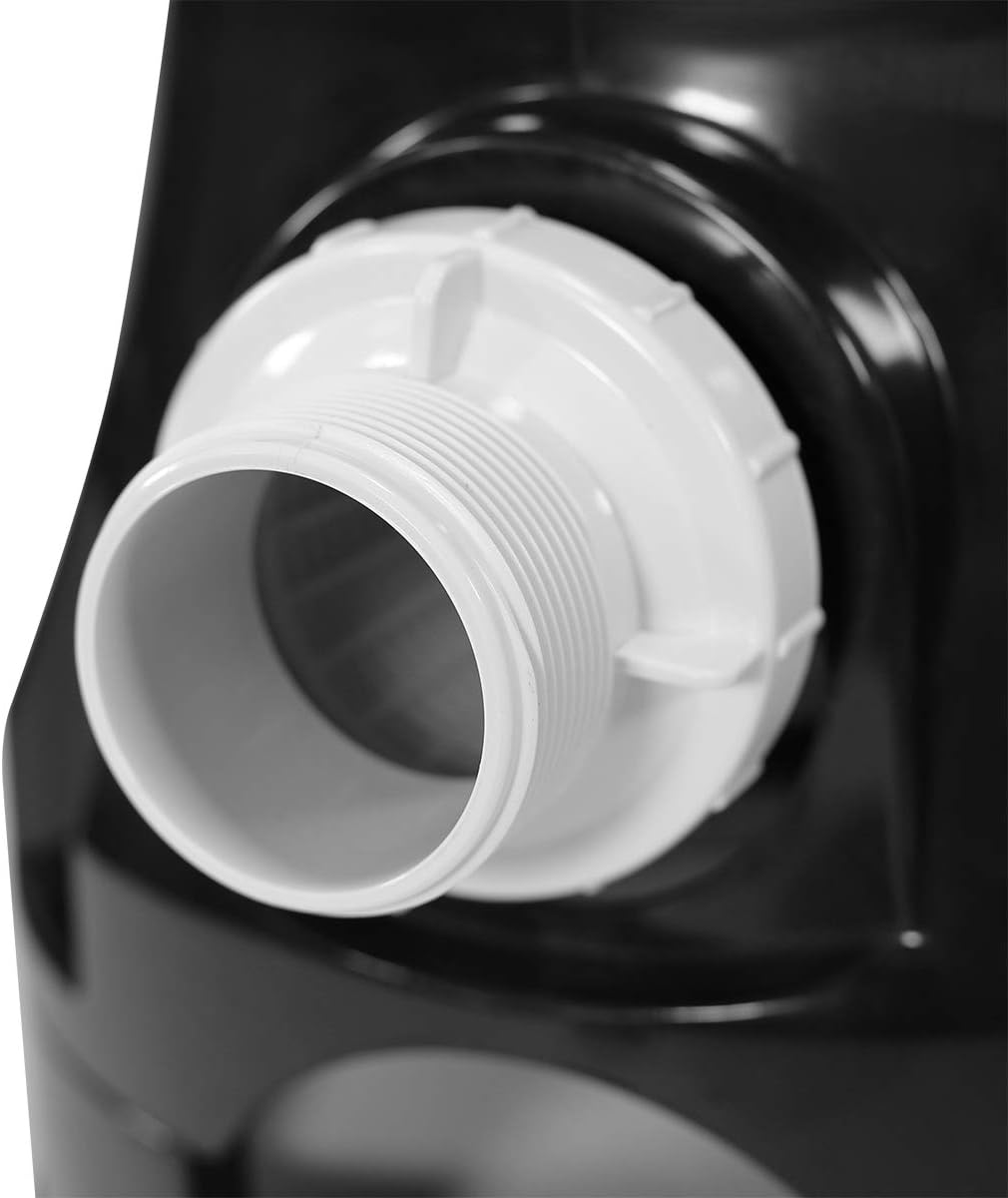White/Black Above Ground Pool Cartridge Filter System with Pump E3106