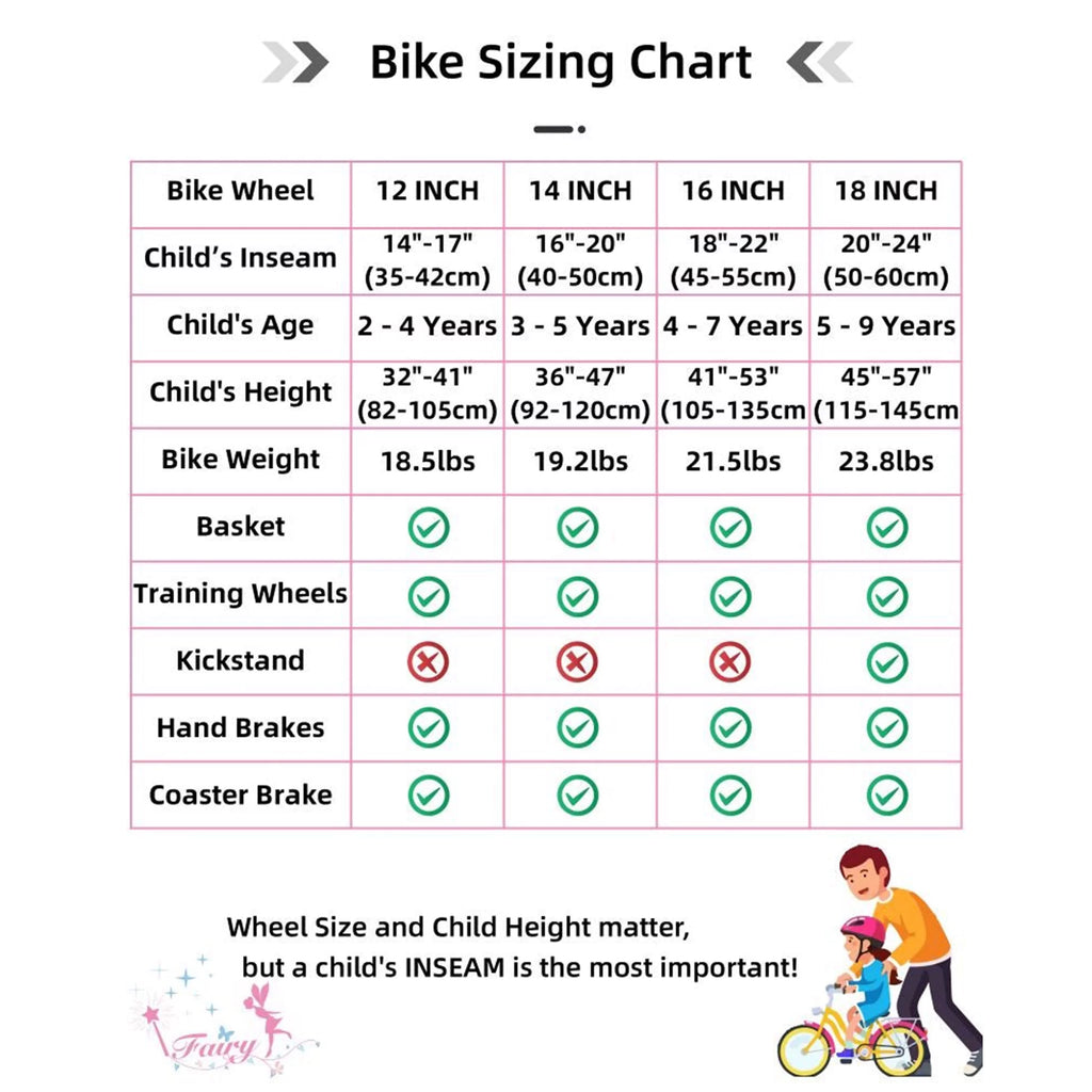 16in Toddler Bicycle with Training Wheels S7364