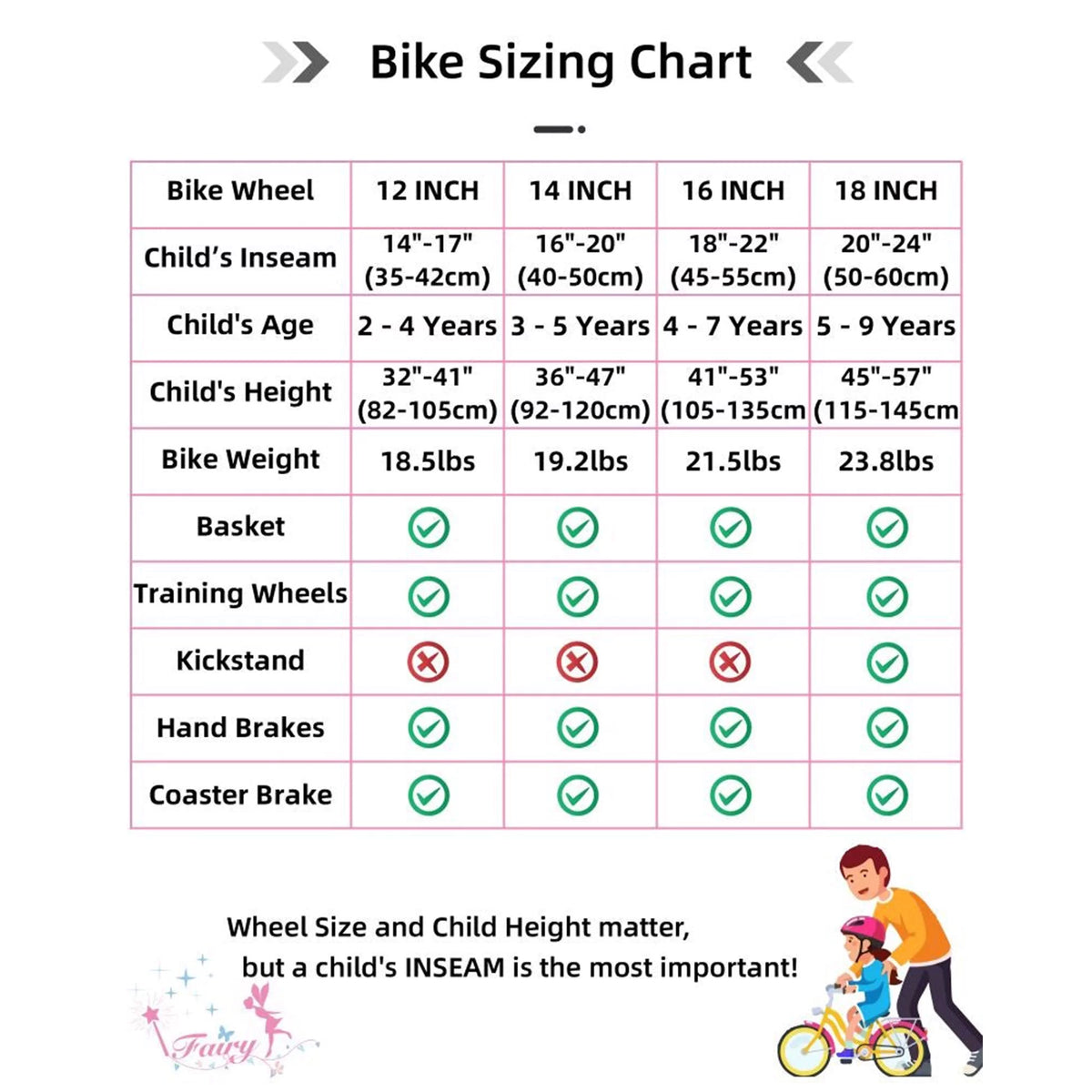 16in Toddler Bicycle with Training Wheels S7364