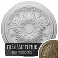 20x22OD x 1 1/2x22P Ceiling Medallion Mississippi Mud Finished A57175