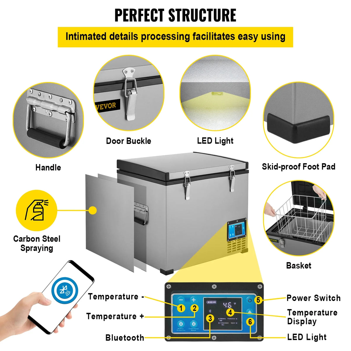 12volt Portable Car Refrigerator 48Qt G453375